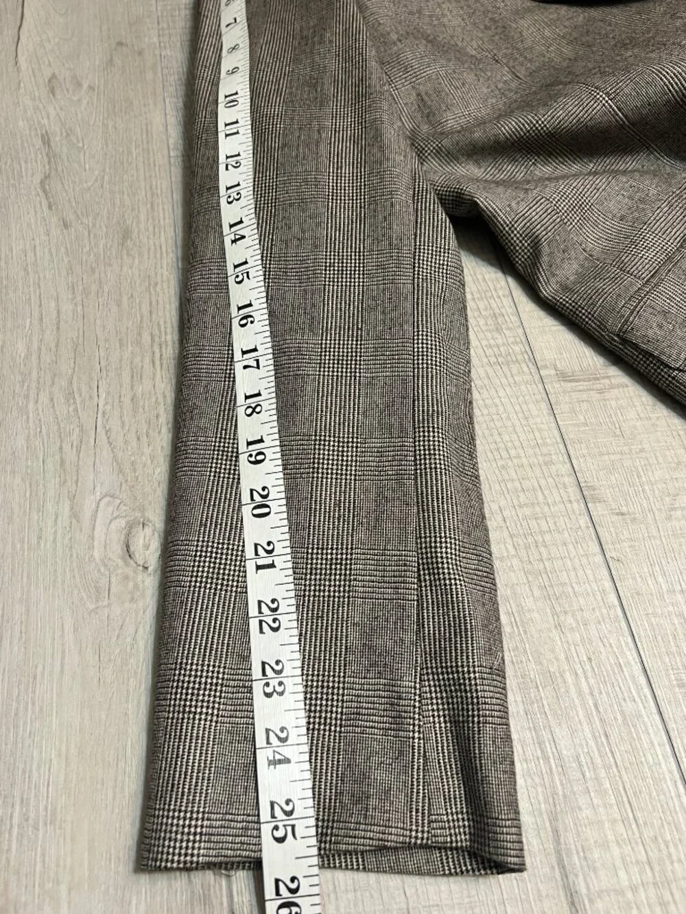 NWT Lauren Ralph Lauren 3 Piece Suit 43R 37W Brown Plaid Wool Slim 100% Wool